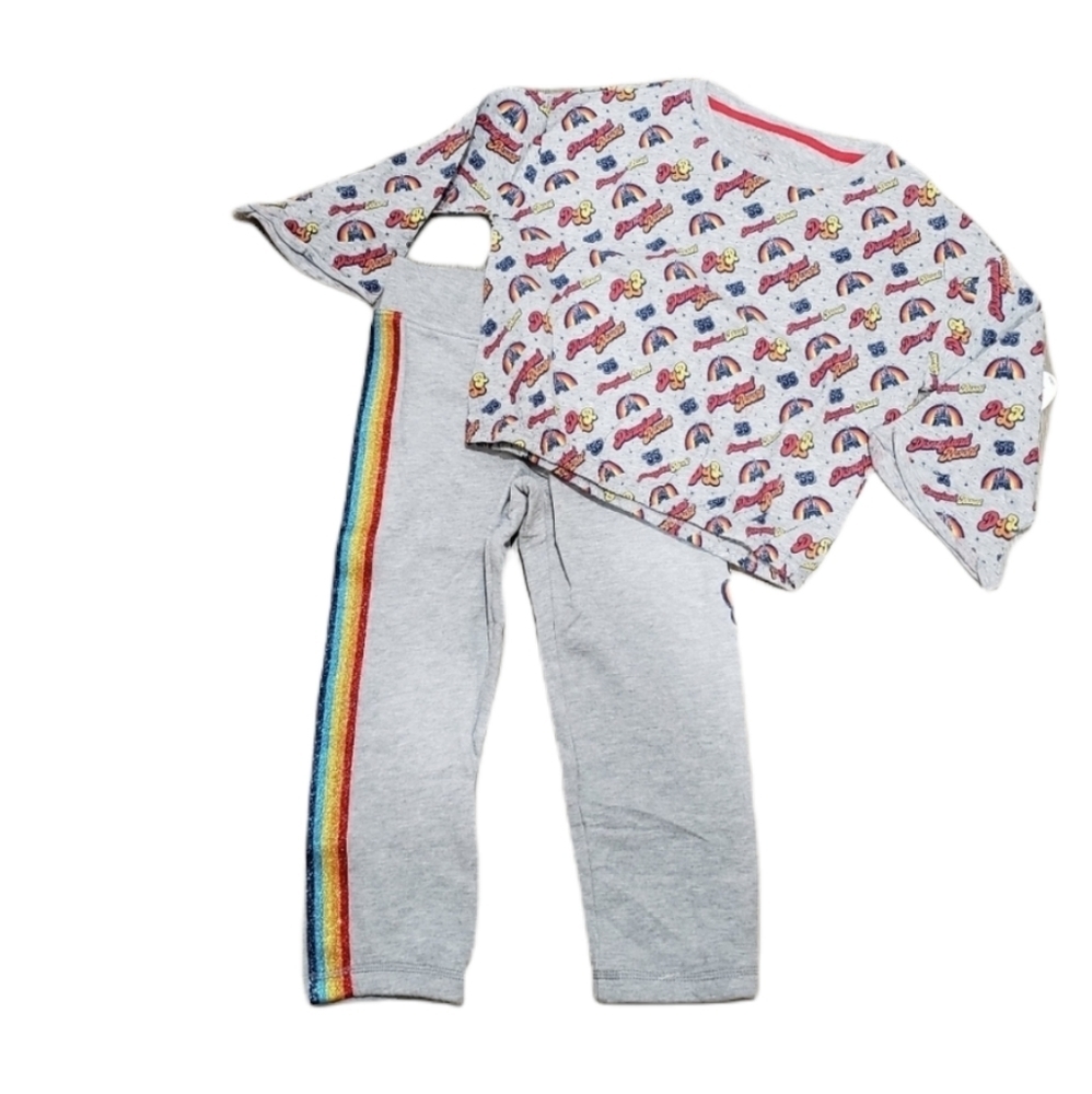 DISNEYLAND Girls outfit 2 piece outfit sweatshirt & pants Size Small